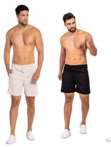 kit 02 bermudas masculina Linho Premium Conforto e Estilo Imbatíveis kit 02 bermudas masculina Linho Premium Conforto e Estilo Imbatíveis