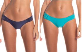 Kit 02 Biquíni Calcinha Tanga Borboleta lateral franzidinha