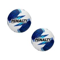 KIT 02 Bola De Futebol Campo Penalty Bravo XXVI Cor:Branco+AzulTamanho:ÚnicoGênero:Homem