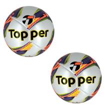 Kit 02 Bola De Futsal Topper Dominator Pró Cor:Laranja+VioletaTamanho:UnicoGênero:Homem