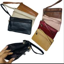 Kit 02 Bolsa Carteira de Mão Feminina Anti Furto Anti Perda Kit 02 Bolsa Carteira de Mão Feminina Anti Furto Anti Perda