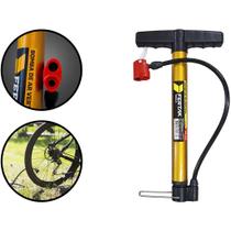 Kit 02 Bomba de Encher Pneu Bicicleta Bola Moto Carro Kit 02 Bomba de Encher Pneu Bicicleta Bola Moto Carro