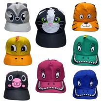 Kit 02 Boné Infantil Personalizado Proteção Solar Passeios