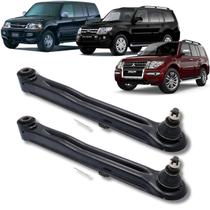 Kit 02 braços reto tirante pivô pajero full 2001 a 2021