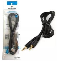 Kit 02 Cabo Auxiliar P2 + P2 Dourado 1,5m Kit 02 Cabo Auxiliar P2 + P2 Dourado 1,5m