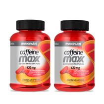 kit 02 Caffeine Maxx 420mg Cafeina Anidra 120 Cápsulas Loja Maxinutrii