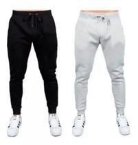 Kit 02 Calças De Moletom Masculina Jogger Treino Academia M1
