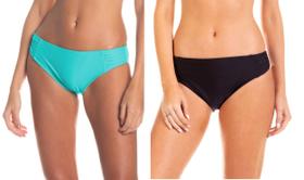 KIT 02 Calcinha de Biquíni Parte de Baixo Sunquini Lateral Drapeada Média