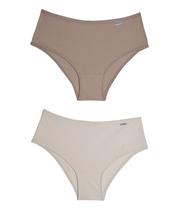 Kit 02 Calcinhas DelRio Larga Em Cotton algodão confortavel 50368