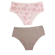 Kit 02 Calcinhas Larga Em Cotton - DelRio