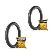 Kit 02 Câmaras Ar Moto Aro 14 e 17 Biz100/125 Pop/100/110