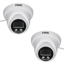 Kit 02 camera dome 4x1 2mp full hd tw7645 twg