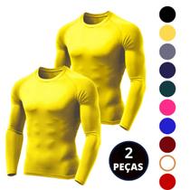 Kit 02 Camiseta Térmica Proteção UV Manga Longa