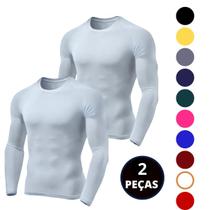 Kit 02 Camiseta Térmica Proteção UV Manga Longa