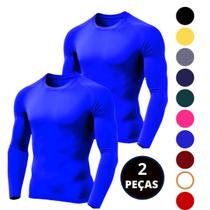Kit 02 Camiseta Térmica Proteção UV Manga Longa