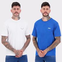 Kit 02 Camisetas Nicoboco Branca e Azul