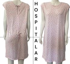 Kit - 02 camisolas Roupas hospitalares para acamados em malha