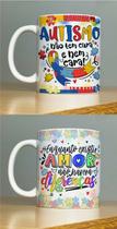 Kit 02 Caneca Porcelana Frase Autismo Enquanto Existir Amor Não Haverá Diferenças Kit 02 Caneca Porcelana Frase Autismo Enquanto Existir Amor Não Haverá Diferenças