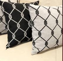 kit 02 capa para Almofadas Jacquard