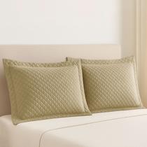 Kit 02 Capa Porta Travesseiro Fronha 170 Fios 2 Peça 70cm x 50 cm Everest Liso