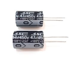 Kit 02 Capacitor Eletrolítico 47uf 150v 105C - Original SC