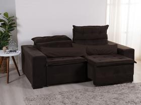 Kit 02 Capas de Almofada De Sofá Retrátil Tecido Matelado