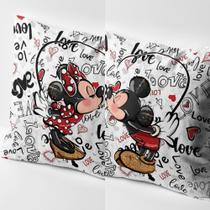 Kit 02 Capas De Almofada Personalizadas Mickey e Minnie Para Sala e Quarto Decorativas Com Zíper! Kit 02 Capas De Almofada Personalizadas Mickey e Minnie Para Sala e Quarto Decorativas Com Zíper!