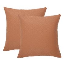 Kit 02 Capas de Almofada Trendy material sintético em Relevo Jolitex