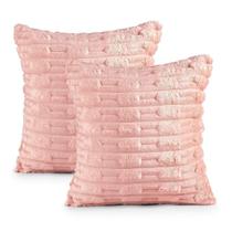 Kit 02 Capas De Almofadas Polar 45cm X 45cm 100% Poliéster - Blush Kit 02 Capas De Almofadas Polar 45cm X 45cm 100% Poliéster - Blush