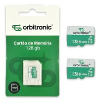 Kit 02 Cartão De Memória De 128gb Classe 10 U3 Orbitronic