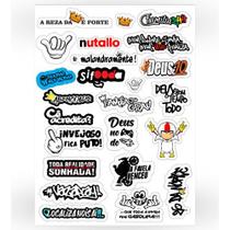 Kit 02 Cartela (02) - De 23 Adesivos Total 46 Adesivos Personalizados Super Cartela Carro Moto Bike Kit 02 Cartela (02) - De 23 Adesivos Total 46 Adesivos Personalizados Super Cartela Carro Moto Bike