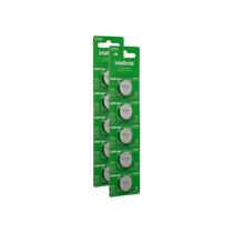 Kit 02 cartelas c/ 5 baterias de litio 3v cr 2032 intelbras