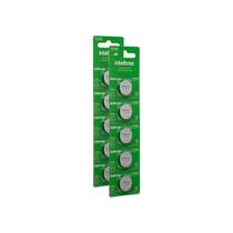 Kit 02 cartelas c/ 5 baterias de litio 3v cr 2032 intelbras Kit 02 cartelas c/ 5 baterias de litio 3v cr 2032 intelbras