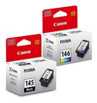 Kit 02 Cartuchos Canon Pg-145 (8ml)preto + Cl-146 (9ml)color Kit 02 Cartuchos Canon Pg-145 (8ml)preto + Cl-146 (9ml)color