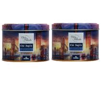Kit 02 Chás do Mundo Pouch Chá Inglês Lata 50g - Chamel