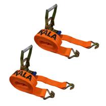 Kit 02 Cintas de Amarração Laranja 9m 3 Ton + Ganchos J e Catracas Gancho J Fixação de Transporte e Caminhão Kit 02 Cintas de Amarração Laranja 9m 3 Ton + Ganchos J e Catracas Gancho J Fixação de Transporte e Caminhão