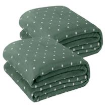 Kit 02 Cobertor Manta Casal Queen Size Poá Bolinha Softy 2,40 x 2,20 Toque Macio Aveludado Coberta Antialergico Fleece Flannel - FV Enxovais Kit 02 Cobertor Manta Casal Queen Size Poá Bolinha Softy 2,40 x 2,20 Toque Macio Aveludado Coberta Antialergico Fleece Flannel - FV Enxovais