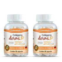 Kit 02 Colageno DermUp Verisol Vitamina A C D E 90 Capsulas - Maxinutri