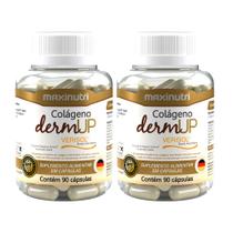 Kit 02 Colágenos DermUp Verisol Maxinutri + Vitaminas 90 Cap
