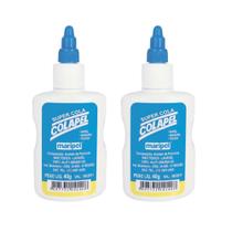 Kit 02 Colas Branca Escolar 40G Colapel - Maripel