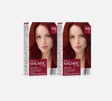 Kit 02 Coloração Amend Magnific Color 66.46 Cereja