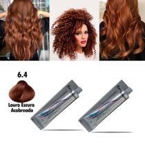 Kit 02 Coloração Louro Escuro Aco N 6.4 Mairibel/Hidraty 60g