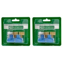 Kit 02 Conector Eletrofita 3 Pistas 20a Original Fita Eletrica