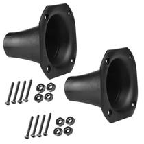 Kit 02 Cornetas LC 02 Retangular Driver Som Com Parafusos