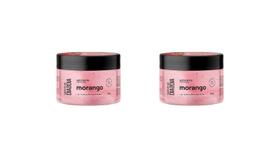 Kit 02 Creme Esfoliante Morango Dia a Dia 300g - Labotrat