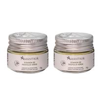 Kit 02 Creme Hidratante Própolis Verde 15g Amantikir