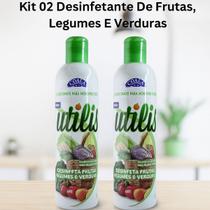 Kit 02 Desinfetante de Frutas, Legumes e Verduras HORTIFRUTICOLAS COALA UTILIS