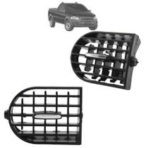 Kit 02 Difusor De Ar Palio ADV Strada 2013 Até 2020 Siena EL 2013 Até 2016 Com Botão Cromado Central