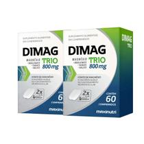 Kit 02 Dimag Trio Magnésio 800mg 60 Comprimidos Maxinutri Kit 02 Dimag Trio Magnésio 800mg 60 Comprimidos Maxinutri