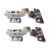 Kit 02 Dobradiças Sem Mola 35mm Armários Guarda Roupa Móveis